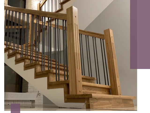 Реставрация деревянных и металлических лестниц в Туле