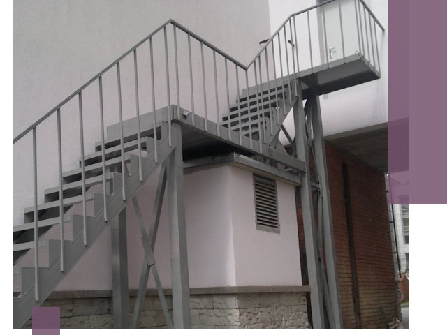 Монтаж пожарных лестниц под ключ в Туле с гарантией качества