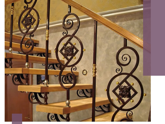 Изготовление кованых лестниц под ключ в Туле