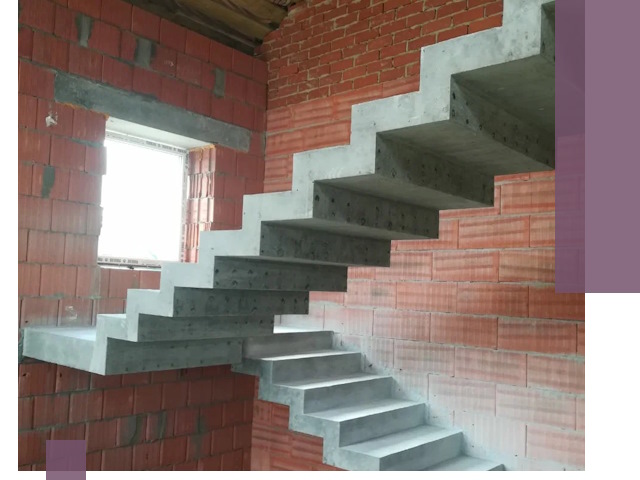 Бетонные лестницы под ключ в Туле: монтаж, демонтаж, ремонт