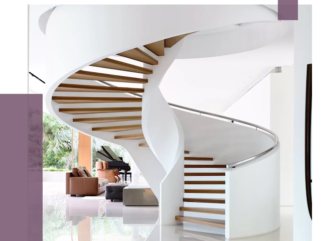 Винтовые лестницы в Туле под ключ от 48303 руб. | ПРОЛЁТ-Тул