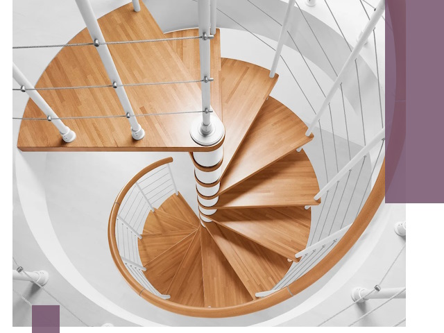 Изготовление винтовых лестниц под ключ в Туле