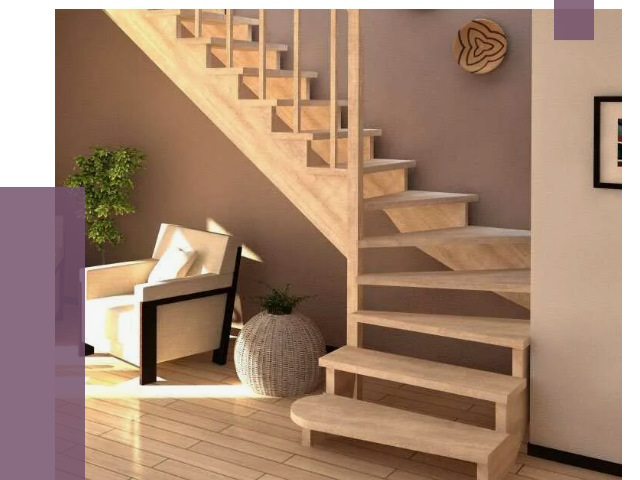 Изготовление Г-образных лестниц в Туле от 18813 руб. 