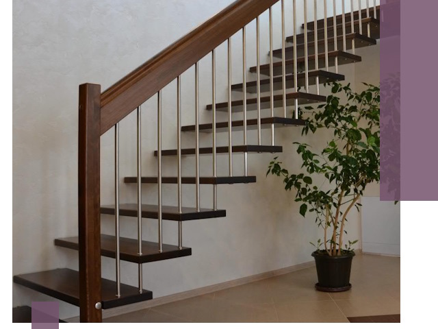 Лестницы на больцах под ключ в Туле – изготовление и монтаж