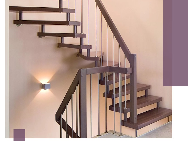 Изготовление лестниц на больцах в Туле под ключ