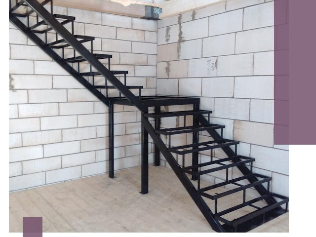 Лестницы на металлокаркасе под ключ в Туле — изготовление и монтаж