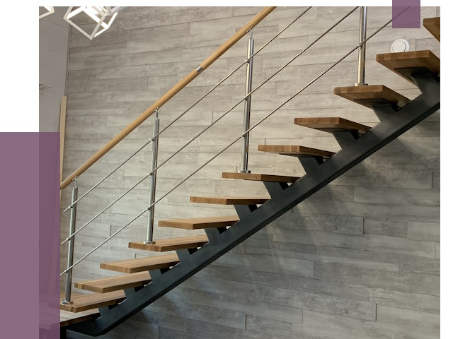 Изготовление лестниц на монокосоуре в Туле от 75759 руб. 
