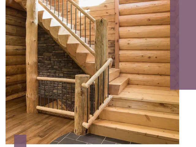 Лестницы в баню под заказ и профессиональный монтаж в Туле