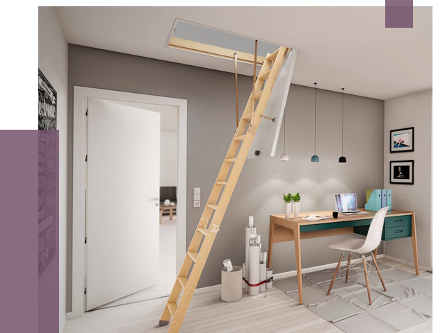 Чердачные лестницы в Туле — от 14491 руб. | ПРОЛЁТ-Тул