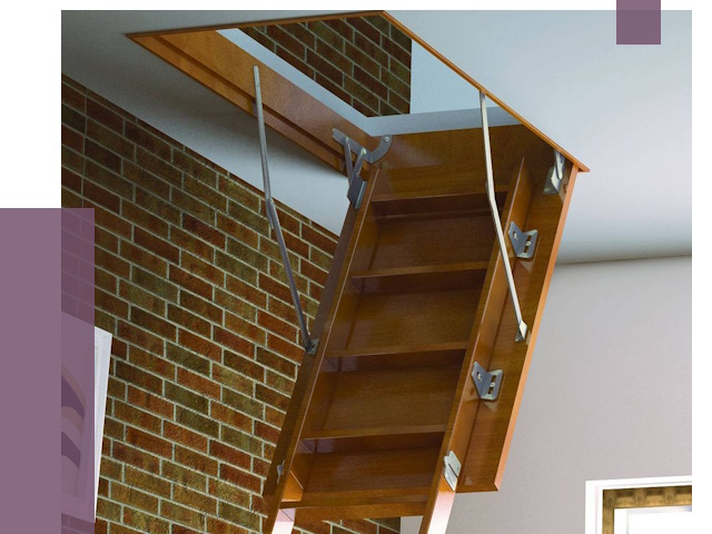 Установка чердачной лестницы в Туле от 7779 руб. | ПРОЛЁТ-Тул