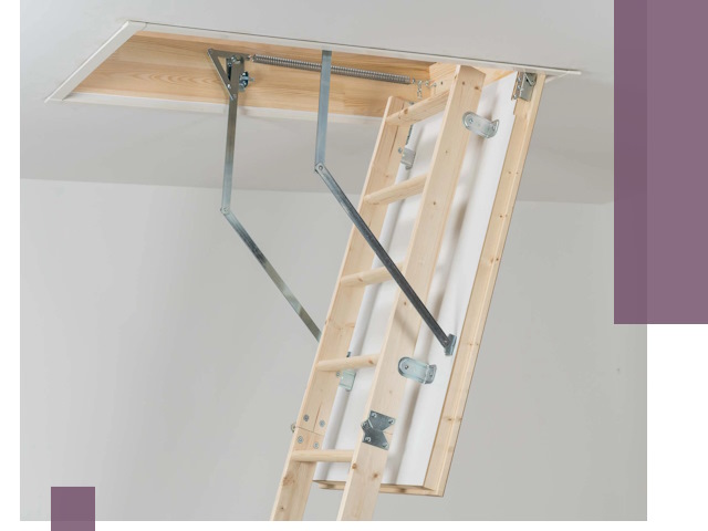 Установка чердачной лестницы под ключ в Туле