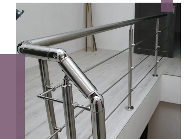 Перила из нержавеющей стали в Туле от 8949 руб. под ключ | ПРОЛЁТ-Тул
