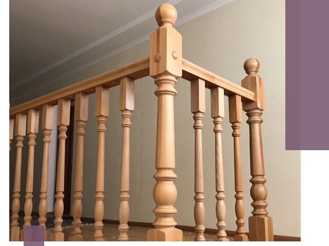 Деревянные перила на заказ в Туле: монтаж и изготовление