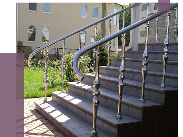 Перила для крыльца в Туле от 10677 руб. — монтаж ПРОЛЁТ-Тул