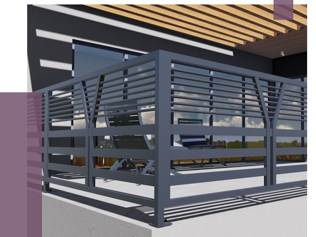 Изготовление балконных ограждений в Туле от 10677 руб. | ПРОЛЁТ-Тул