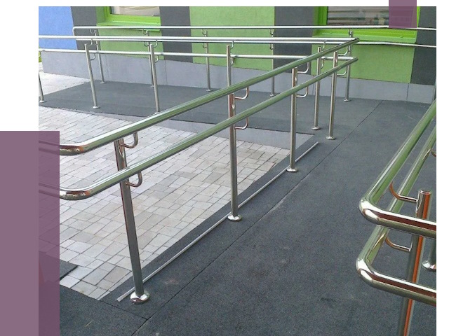 Ограждения пандусов в Туле от 4322 руб. монтаж | ПРОЛЁТ-Тул