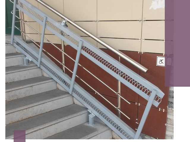 Изготовление откидных пандусов под ключ в Туле