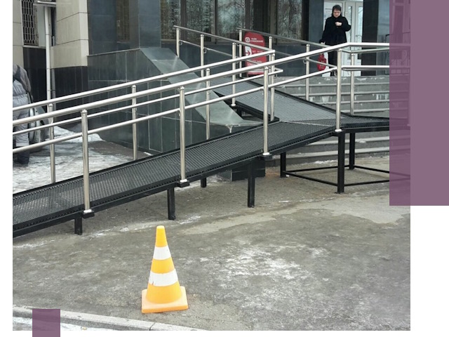 Стационарные пандусы под ключ в Туле — изготовление и монтаж