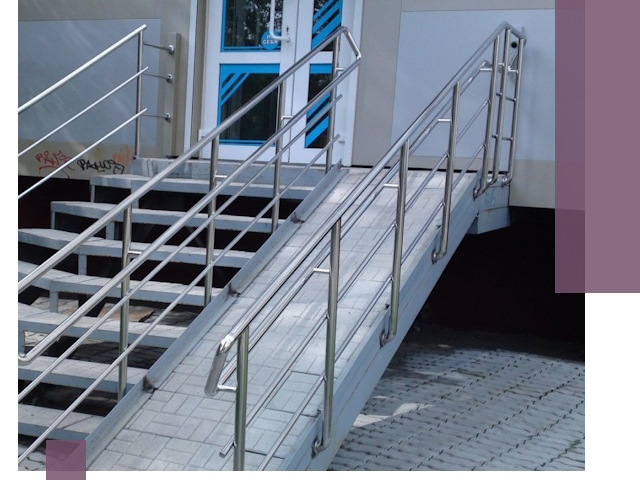 Пандус на крыльцо под ключ в Туле: монтаж и изготовление