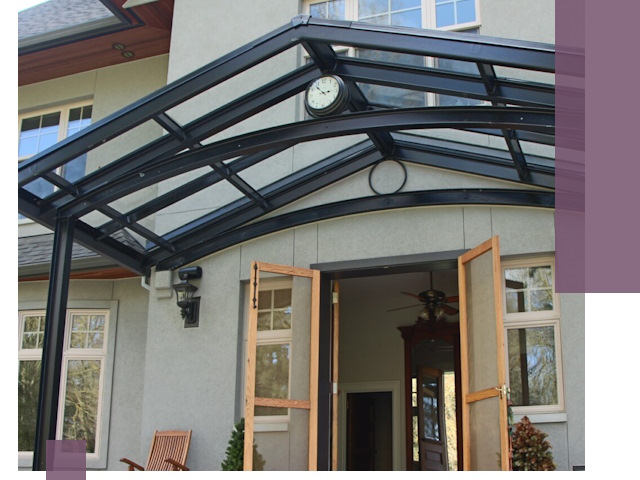 Изготовление и монтаж навесов и козырьков в Туле