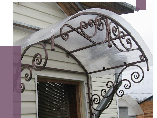 Изготовление козырьков в Туле от 7322 руб. — заказать | ПРОЛЁТ-Тул