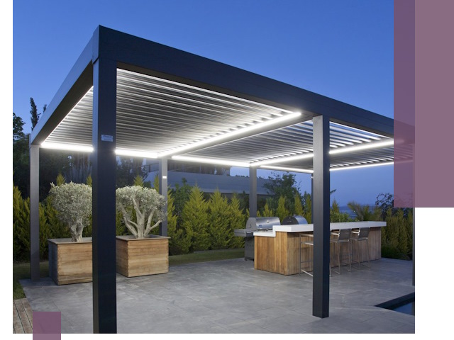 Навесы отдельно стоящие под ключ в Туле из металла и поликарбоната