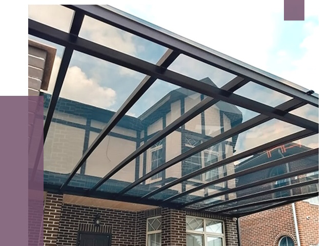 Навесы из поликарбоната в Туле от 8562 руб. под ключ — ПРОЛЁТ-Тул