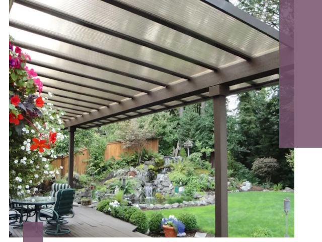 Навесы из поликарбоната под ключ в Туле быстро и надёжно