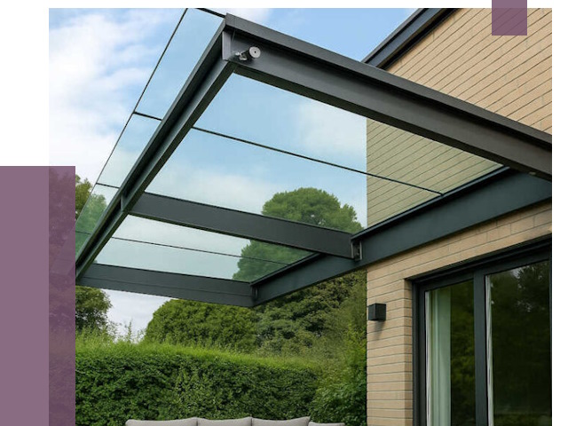 Стеклянные навесы и козырьки в Туле от 12203 руб.