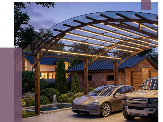 Металлические навесы в Туле от 12610 руб. под ключ — ПРОЛЁТ-Тул