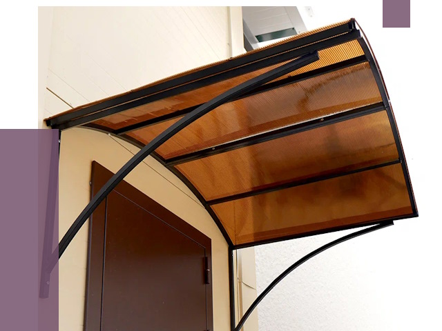 Недорогие козырьки в Туле от 7545 руб.  | ПРОЛЁТ-Тул