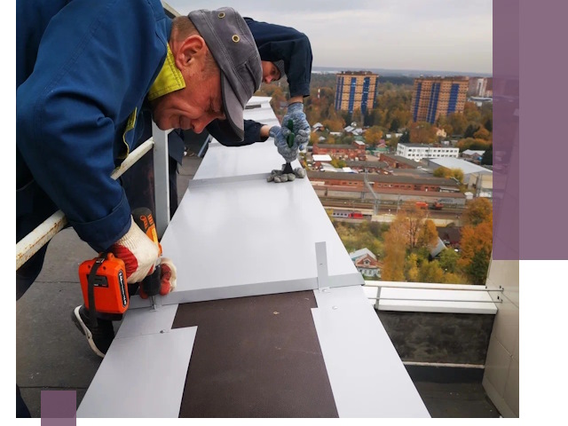 Монтаж парапетов в Туле — установка прочных металлических ограждений