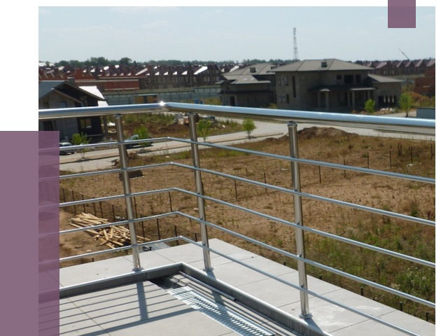 Парапеты из нержавеющей стали в Туле от 7932 руб. за м² | ПРОЛЁТ-Тул