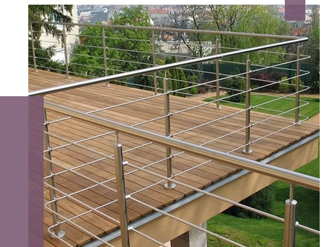 Алюминиевые парапеты в Туле под ключ от 7728 руб. 