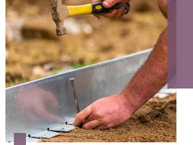 Монтаж металлических бордюров в Туле быстро и качественно
