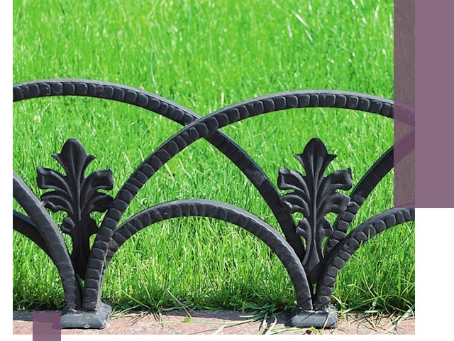 Декоративные металлические бордюры под ключ в Туле