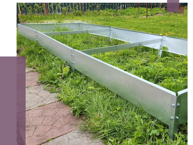 Металлические бордюры для грядок в Туле от 1780 руб. 