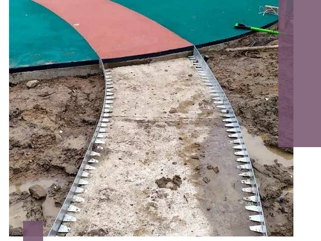 Металлические бордюры для дорожек в Туле — монтаж и изготовление