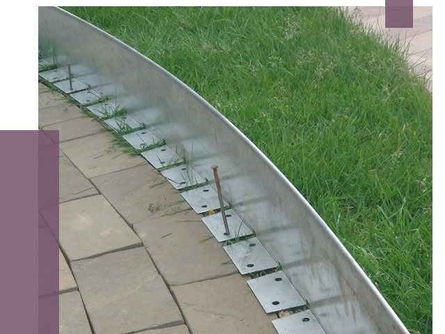 Металлические бордюры для тротуаров в Туле от 8644 руб.