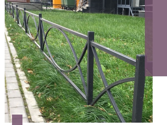 Газонные ограждения из металла в Туле — монтаж и продажа