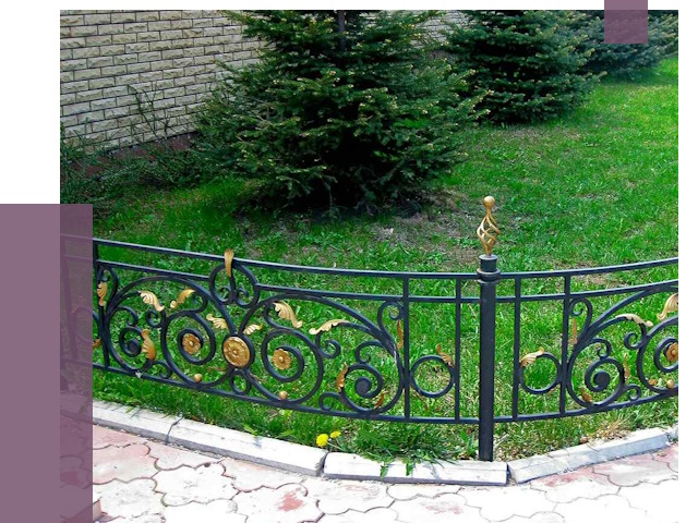 Кованые газонные ограждения в Туле от 7576 руб. — ПРОЛЁТ-Тул